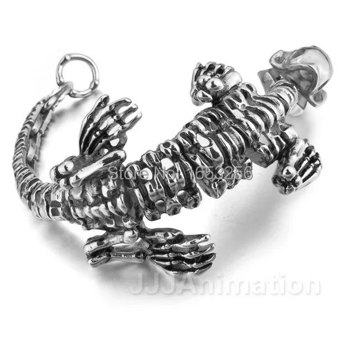 8 66 ''винтажный Панк мужской браслет из нержавеющей стали готический череп
