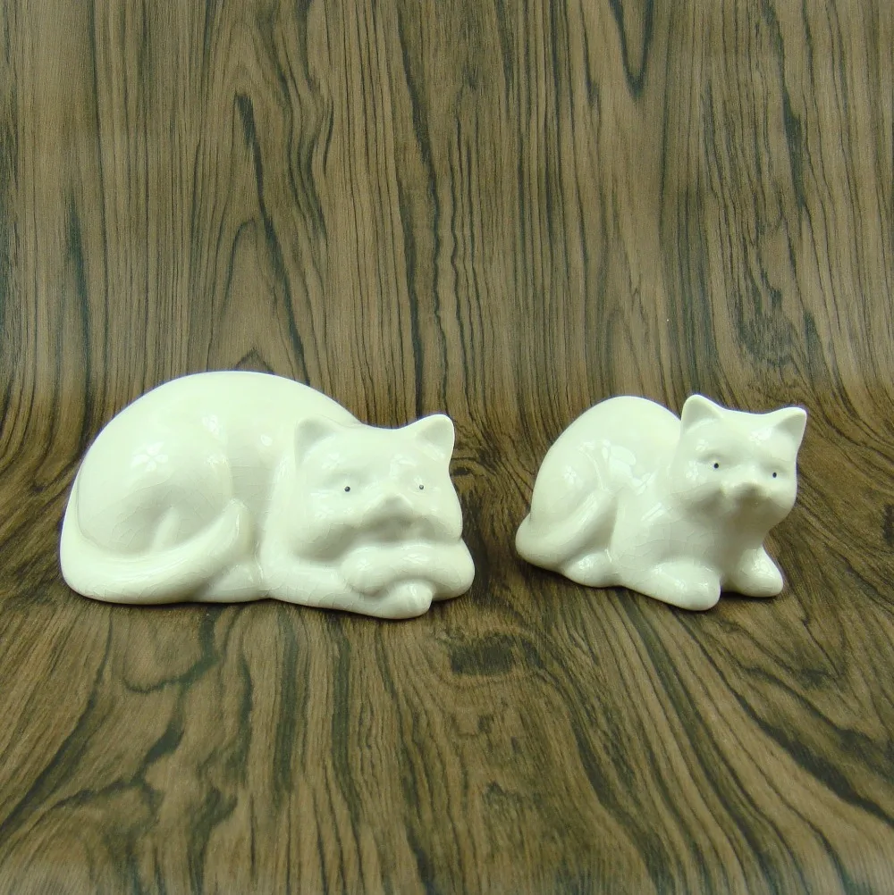 Фарфоровые котята декоративные статуэтки Бытовая керамика Kitty миниатюрные