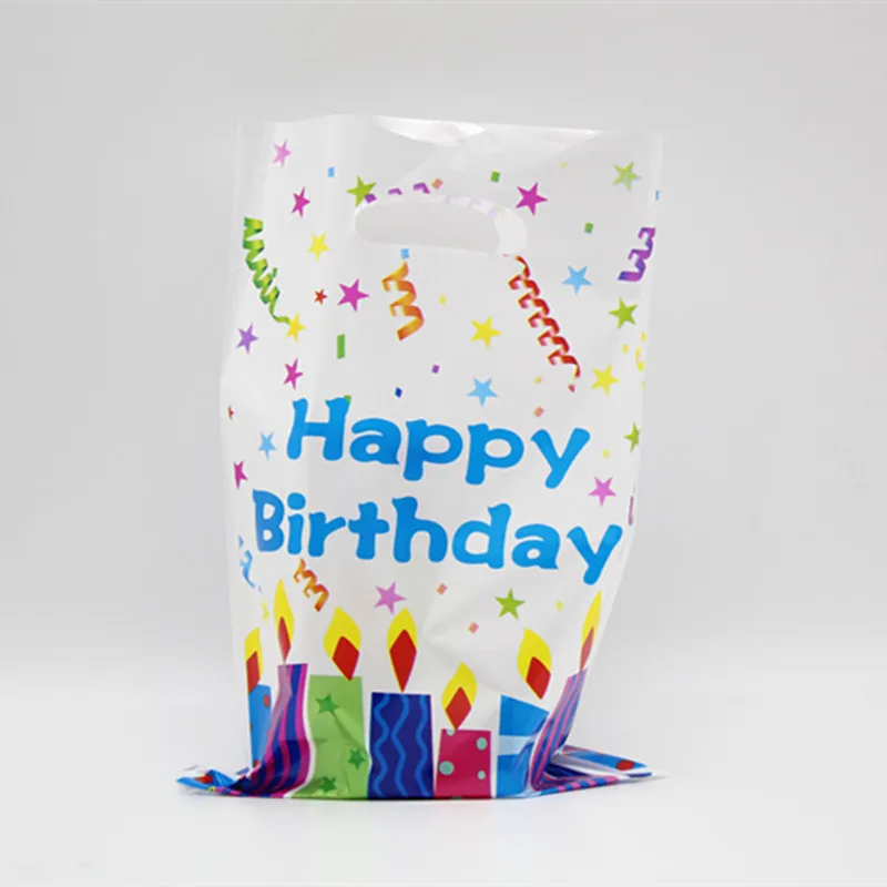 Подарочная сумка с надписью на день рождения | Дом и сад