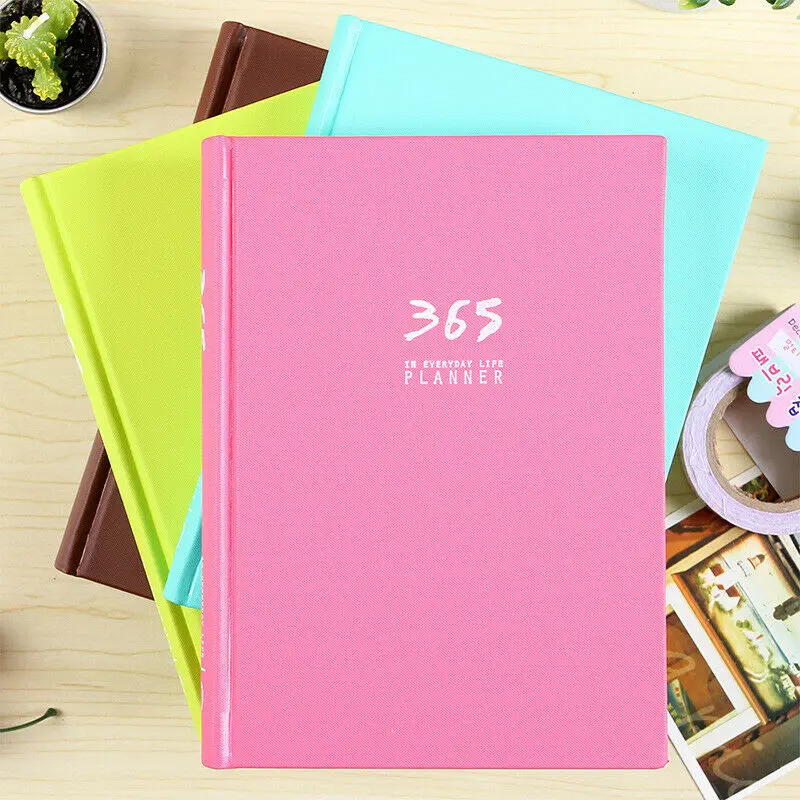 365 планируемый блокнот А5 блокнот бумажный планировщик Bullet Journal Agenda школьный дневник записная книжка календарь путешествия Notbook