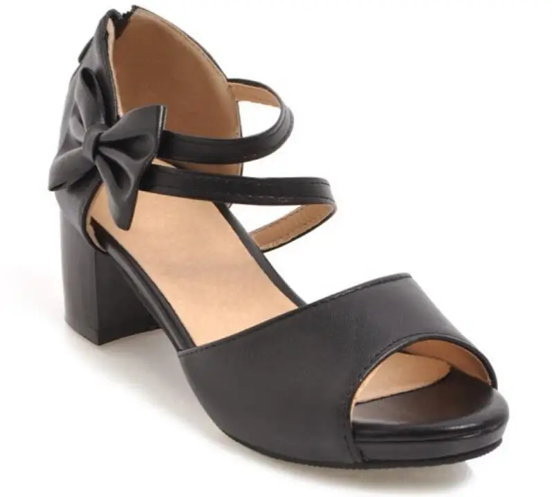 Офисные женские летние сандалии Chaussure Zapatos Mujer Лодочки на высоком массивном
