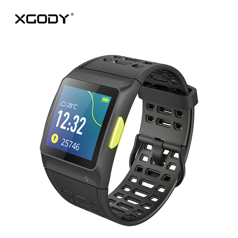 Оригинальные XGODY P1 спортивные Смарт часы с gps трекером IP68 водонепроницаемый