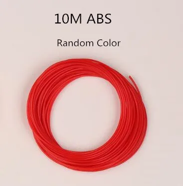 Only 10m ABS 3d Ручка с 1,75 мм PLA нитью lapiz ручка 3d печать Ручка для детей подарок на день рождения ручка для рисования пластиковая лучший подарок для детей - Цвет: Only 10m ABS