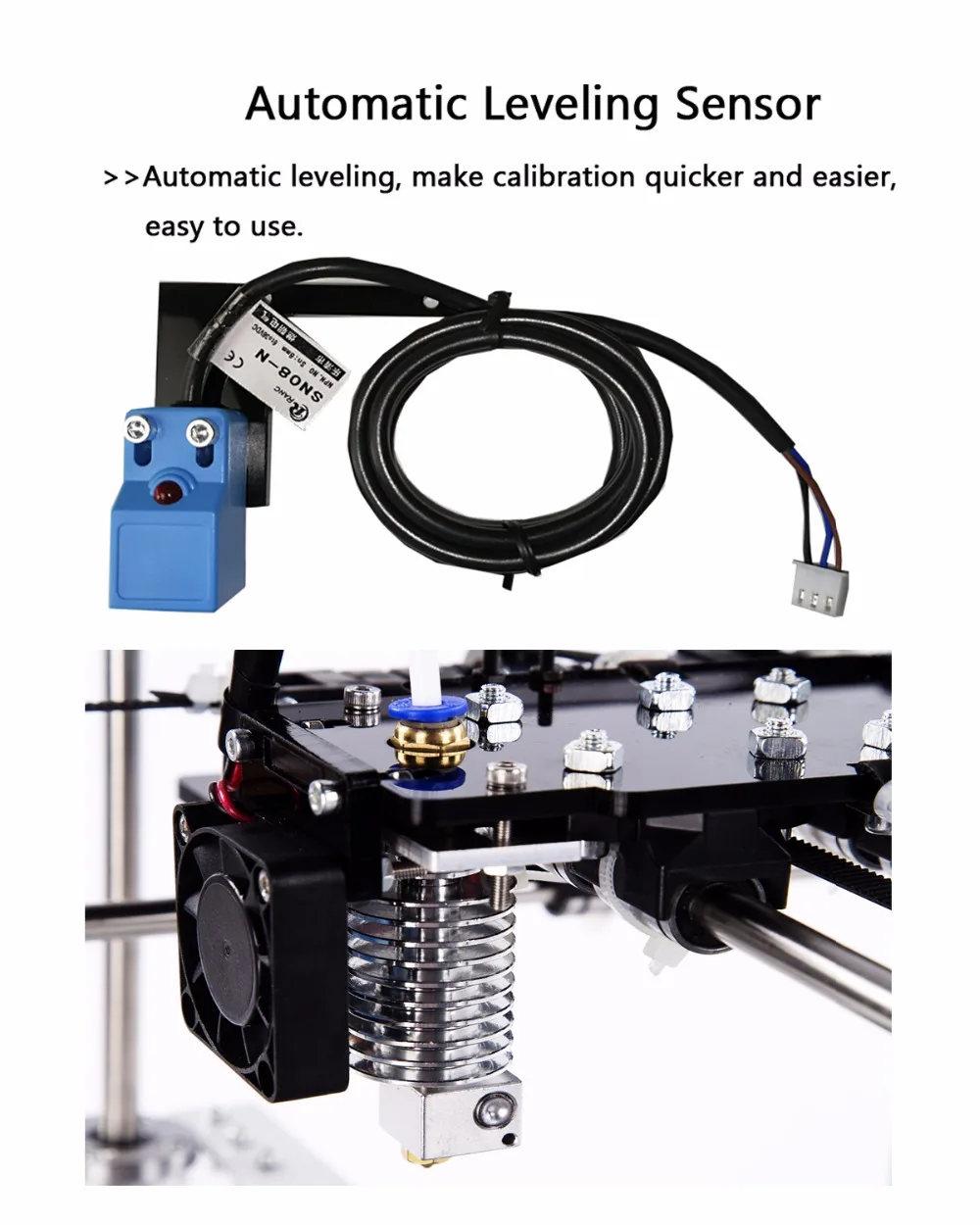 Доставка из России 3D принтер I3 Плюс Размер Autoleveling один рулон нити Подарок|3d printer kit