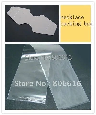 

50*7CMCM Opp Bag With Card Opp Plastic Bag Necklace Packing