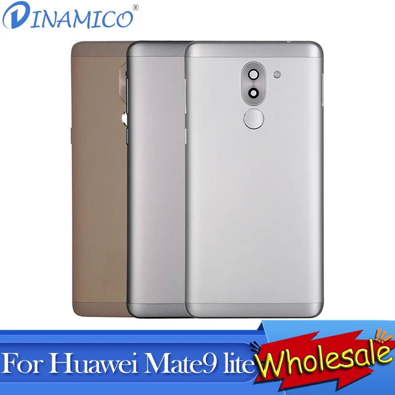 Dinamico для Huawei Mate 9 lite Задняя крышка батареи стеклянная панель Задняя крышка корпуса Дверь для Honor 6X GR5 задняя крышка 10 шт