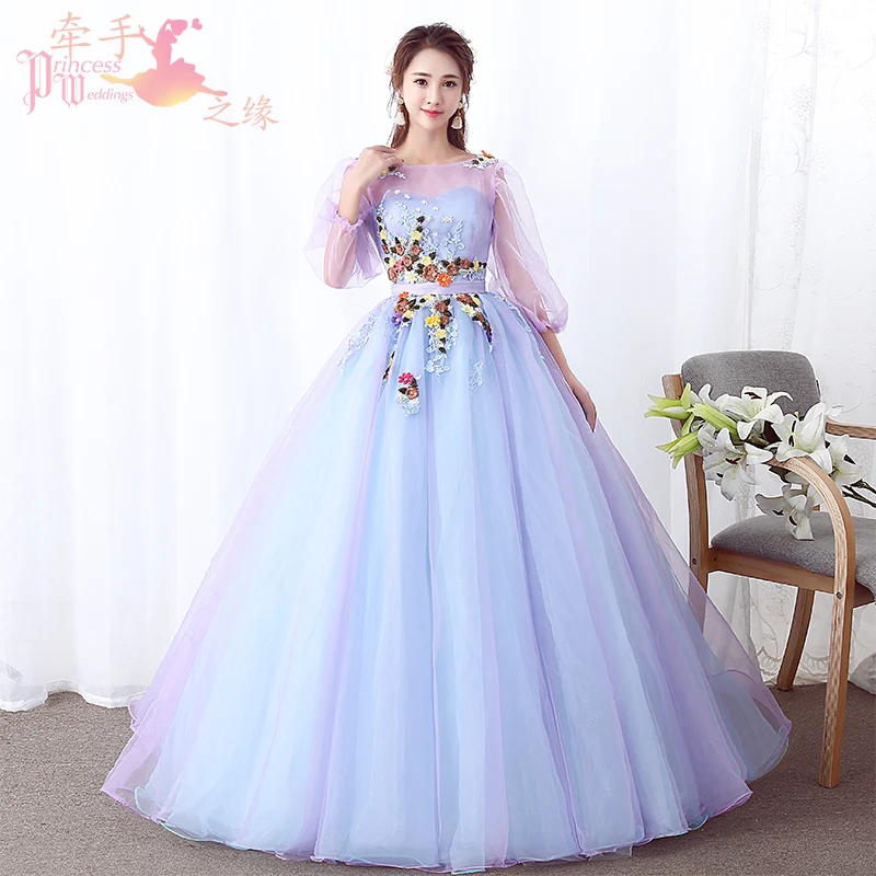 New sweat lady girl women princess bridesmaid banquet party ball prom dress gown
