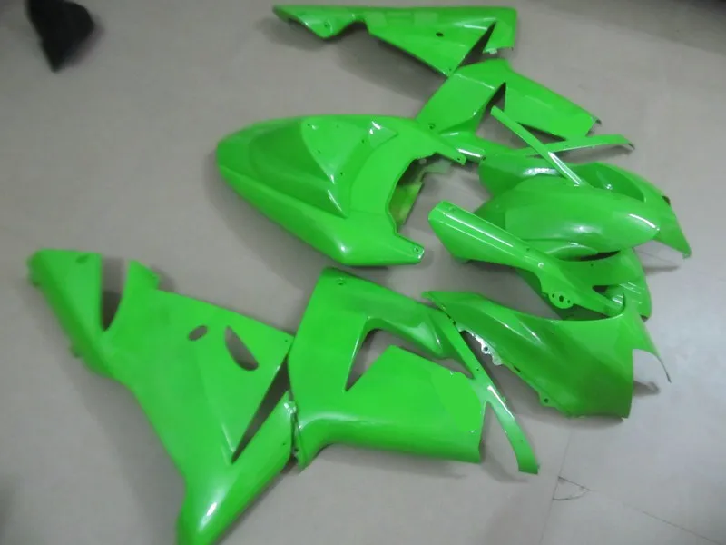 Набор обтекателей мотоцикла для KAWASAKI Ninja ZX10R 04 05 ZX 10R 2004 2005 zx 10r ABS полностью зеленый