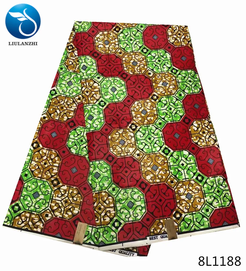 LIULANZHI african wax fabric 6 yards ankara new model printed cheap wholesales china 8L1186-1196 | Дом и сад