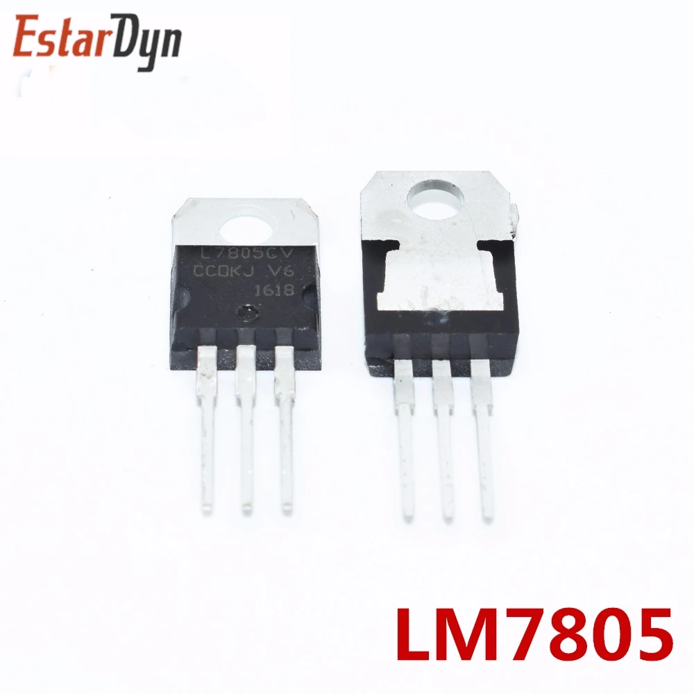 100 шт. LM7805 L7805 7805 регулятор напряжения IC 5 V 1.5A TO-220 | Обустройство дома