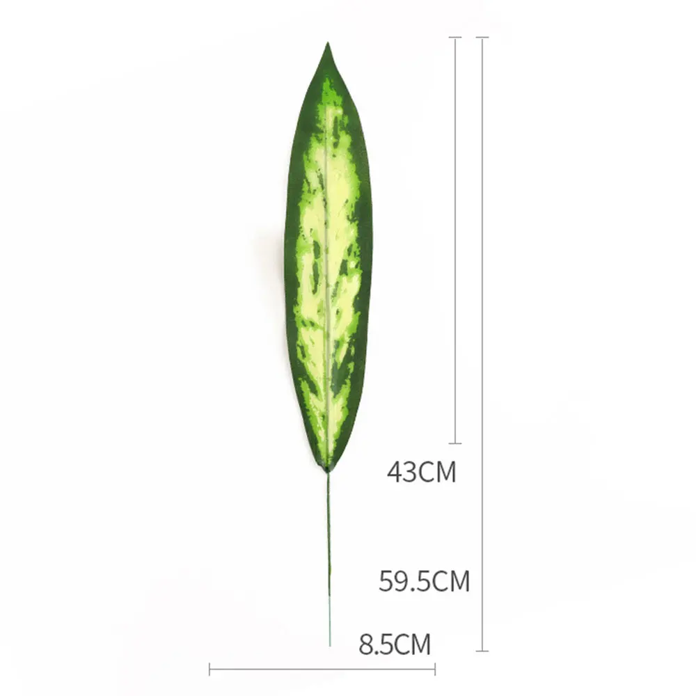 Brazilian leaf C Визуальный контакт 1 шт. Искусственные Поддельные Monstera Пальмовые Листья зеленые растения Свадебные DIY фото фоновый реквизит вечерние украшения - Цвет: Brazilian leaf C