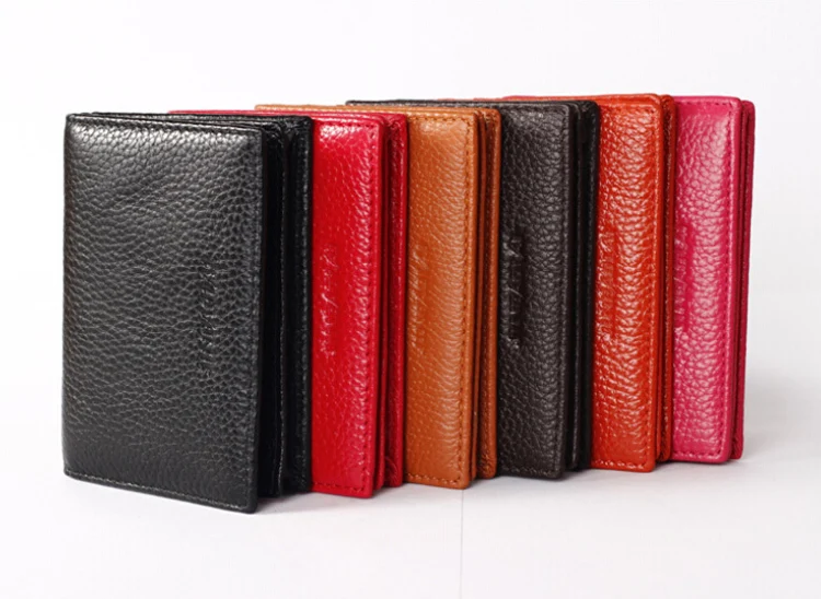 Лидер продаж новые деловые мужские кошельки из 100% натуральной кожи модный