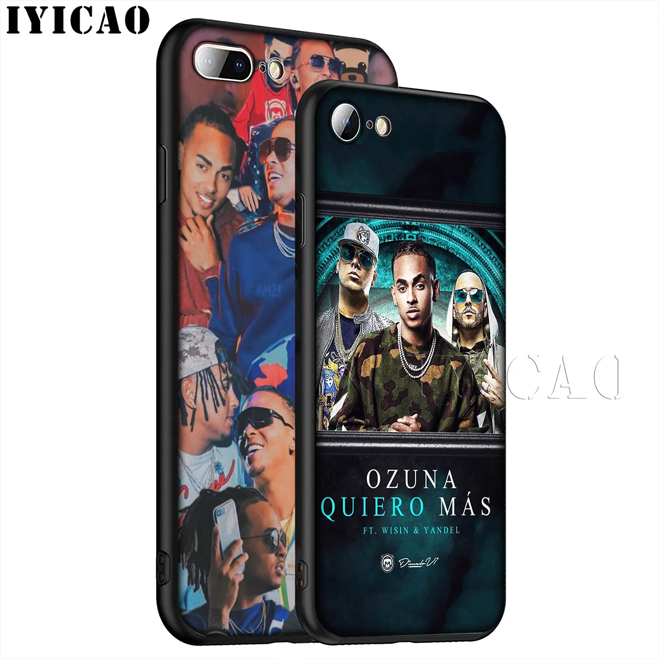 IYICAO Ozuna Мягкий силиконовый чехол для телефона iPhone XR X XS 11 Pro Max 6 6S 7 8 Plus 5 5S SE TPU черный