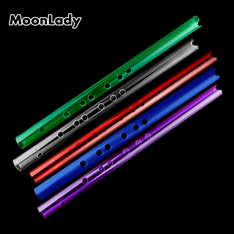 PMMA mulitcolor короткие Сяо Флейта Традиционный ручной музыкальный инструмент e ключ