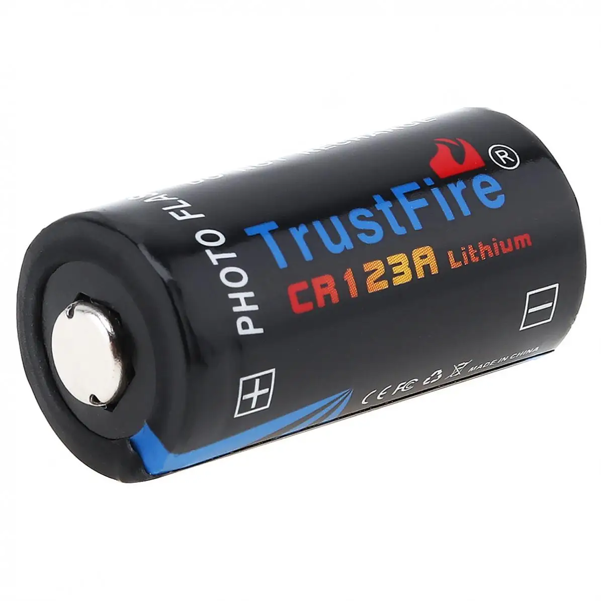 2 шт./лот TrustFire CR123A 3V 1400 мА/ч литий Батарея с предохранителем и универсальным