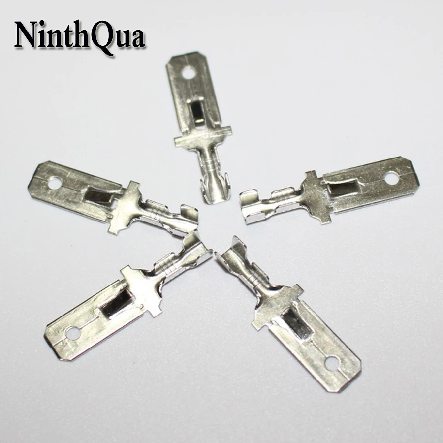 Обжимные клеммы лопатка 7 8 мм 50 шт. медные из луженой меди адаптер соединитель