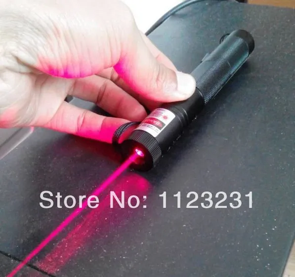 COOL*Red 1000mw red Laser pointers High-power adjustable star burn black matches pop balloons free shipping |