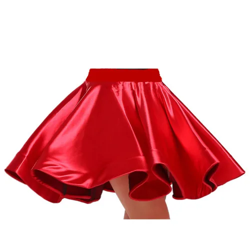 Red Skirt Only Новинка, бархатный латинский танцевальный костюм для девочек, одежда для спортивной гимнастики, танго, сальсы, бальная юбка для девочек - Цвет: Red Skirt Only