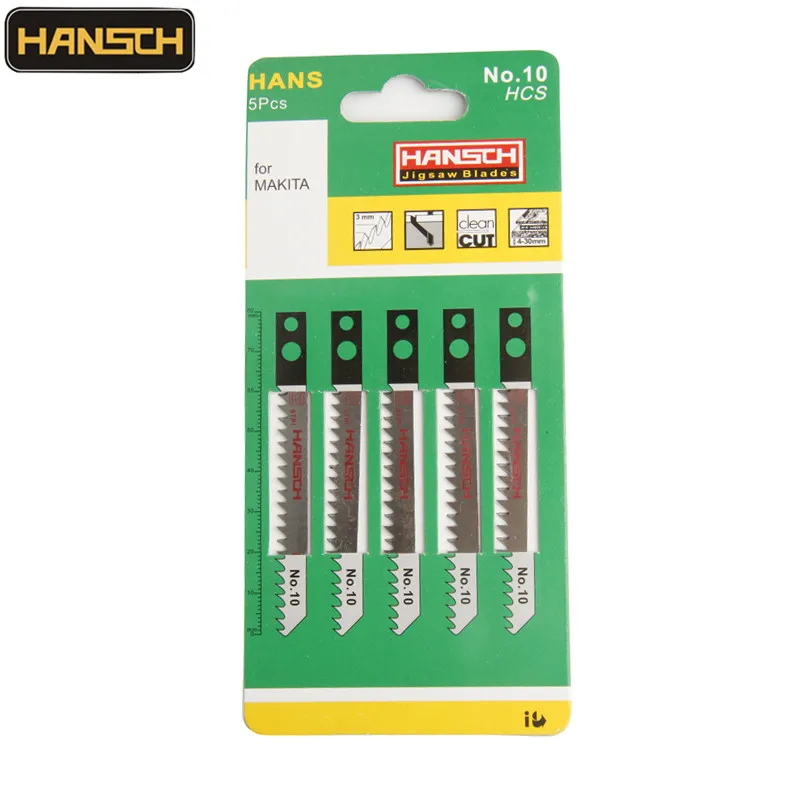 HANSCH 5 шт. лобзиков 80*3 NO.10 для резки древесины Fsat Cut HCS Makita|blade for cutting wood|wood bladewood saw blade |
