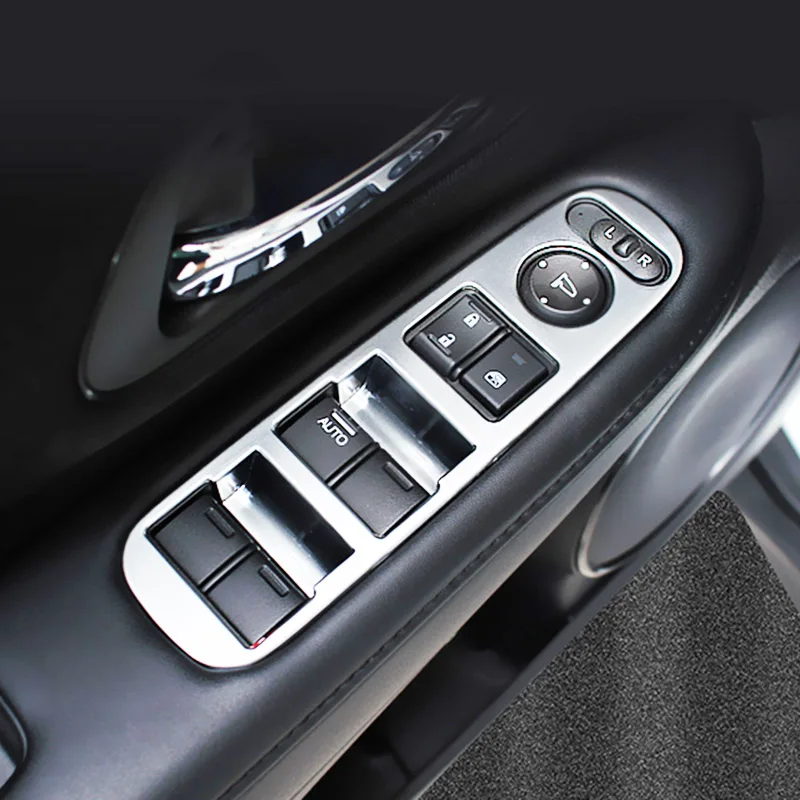 Для Honda HR V HRV Vezel 2016 2017 2018 хромированный переключатель окна панель Крышка