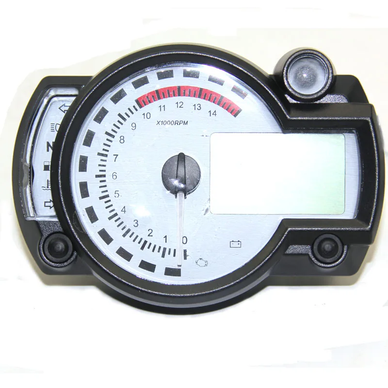 Мотоциклетный цифровой спидометр Alconstar с белой панелью регулируемый Спидометр