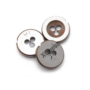 XQuest HSS мини Круглый Die M1 M1.2 M1.4 M1.5 M1.6 M1.7 круглый умирает Threading M1.8 M2 M2.2 M2.3 M2.5 M2.6 завинчивания режущего инструмента