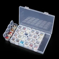clear plastic beads display storage diamond embroidery box diamond painting accessory case organizer holder