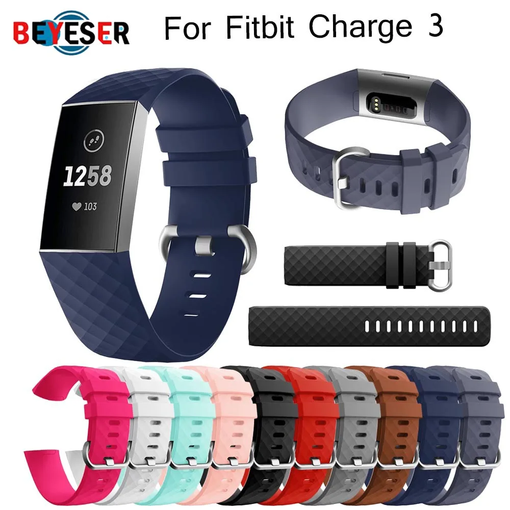 Original for Fitbit Charge 3 Strap sport Replacement Accessories fitbit 4 watch band with buckle bracelet Wristband | Электроника