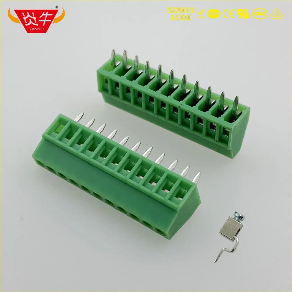 KF308 2 54 мм 11PIN мини PCB Универсальный винтовой клеммный блок DG308 KF128 2.54 11P MPT0 5/11 1725740