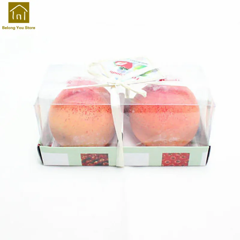 Peach Candle Ароматическая фруктовая Бездымная свеча, креативные Буги и канделлы, Рождественские декоративные свечи, восковые домашние Буги для свадьбы JKK154 - Цвет: Peach Candle