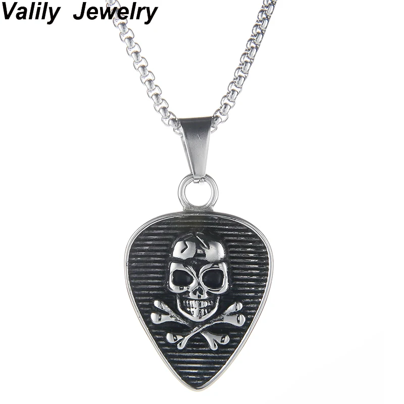 Valily Jewelry мужское золотое ожерелье в виде скелета Панк Хип Хоп череп кулон из