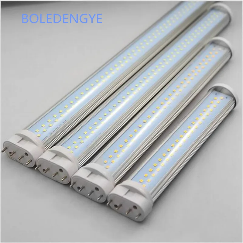 2g11 светодиодный ламповый светильник 2g11 pll Лампа PL бар 4pin Epistar SMD рассеянная крышка 9 Вт 12 Вт 14 Вт 15 Вт 18 Вт AC96-265V холодный белый теплый белый