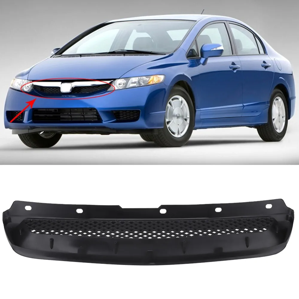 Гоночные грили для Civic Car ABS передняя с капюшоном сетка решетка бампера Honda JDM Тип R