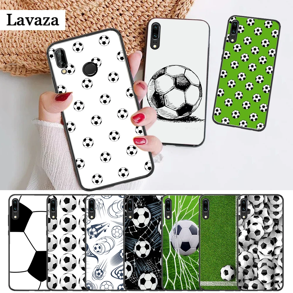 Силиконовый чехол с футбольным мячом для Huawei P8 Lite 2015 2017 P9 2016 Mimi P10 P20 Pro P Smart Z 2019