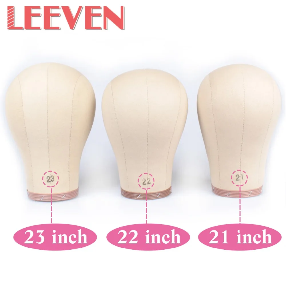 Leeven 2" 22" 2" пробковый холст блок голова парик делая голову утка/голова-манекен для парика манекен холст голова пробка внутри бесплатные подарки