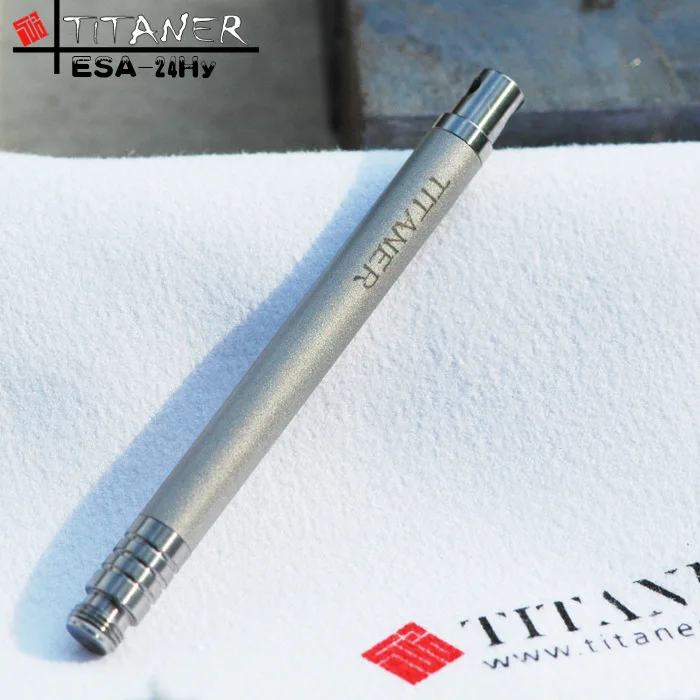 Титановая водостойкая зубочистка Titaner многофункциональная + держатель/контейнер