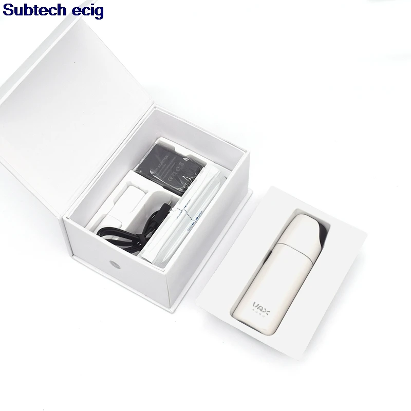 

Original VAX AUGU Dry herb Vaporizer Electronic Cigarette Box Shape Cigarette 3000mah Battery Heat Not Burn Vape free shipping