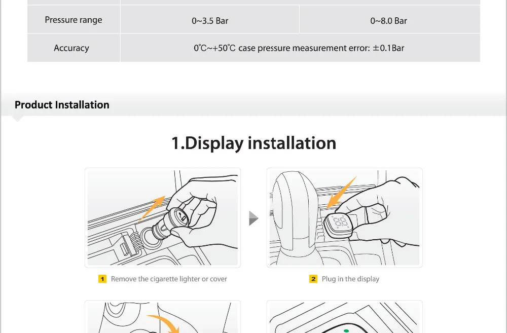 Steelmate TPMS TP-76 система контроля давления в шинах, комплект автосигнализации, светодиодный прикуриватель, 4 внешних датчика, автомобильный диагностический инструмент