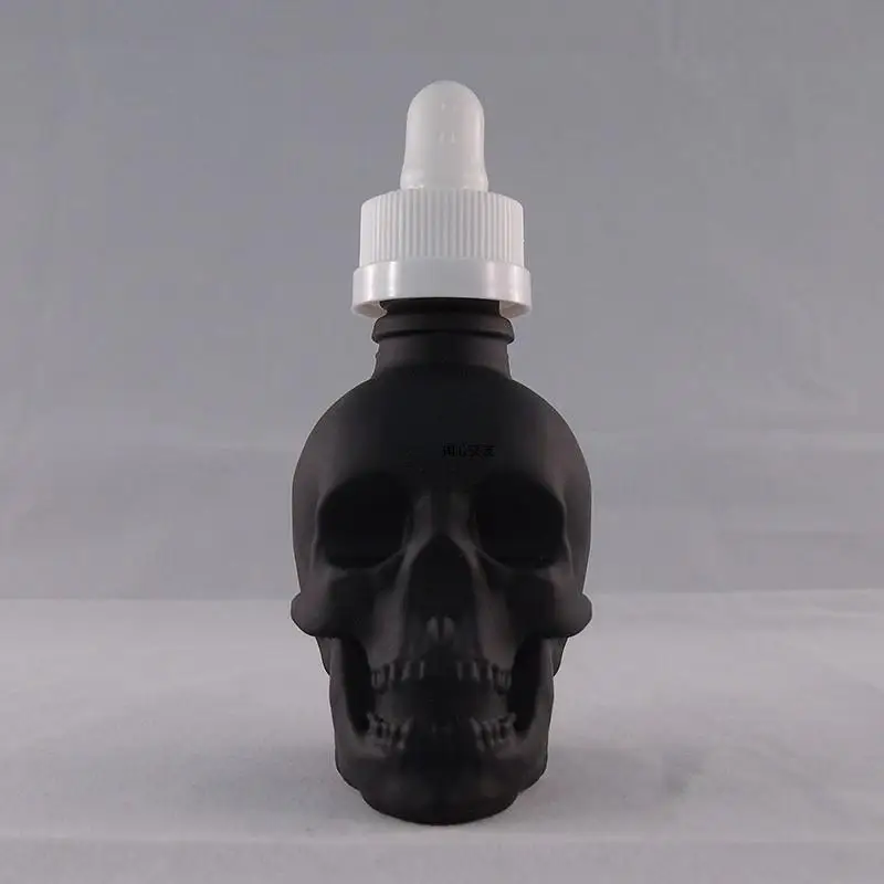 30 мл форма черепа стеклянная бутылка капельница для головки e juice стеклянный