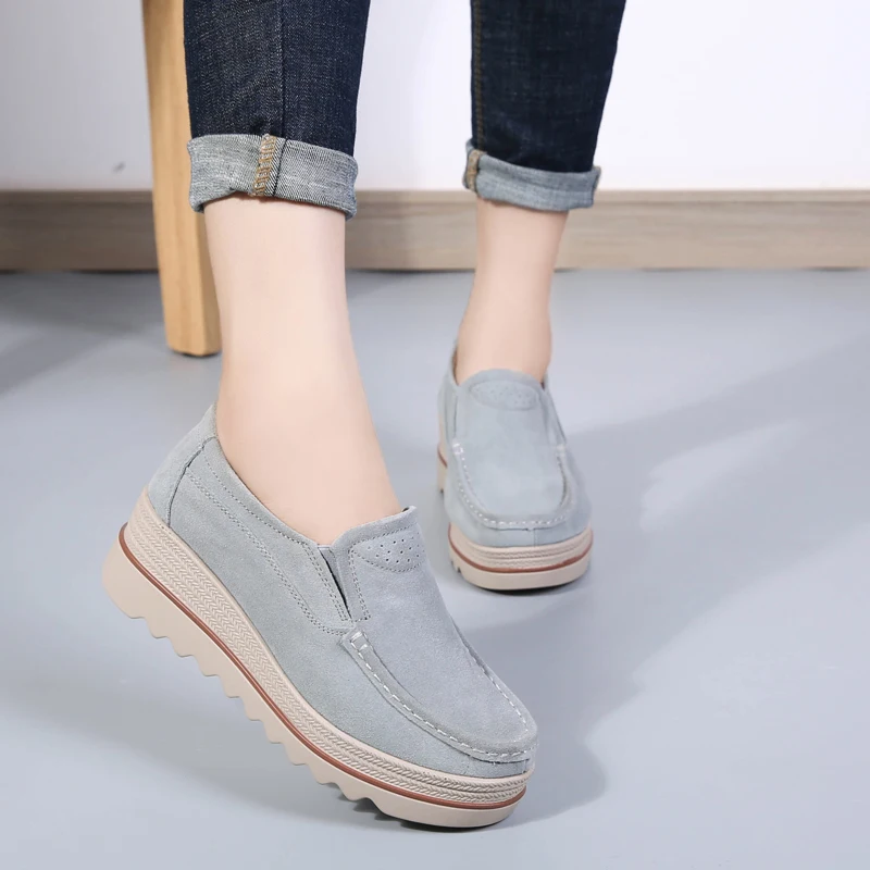 Женские кроссовки на нескользящей платформе Chaussures Femme Повседневная дышащая