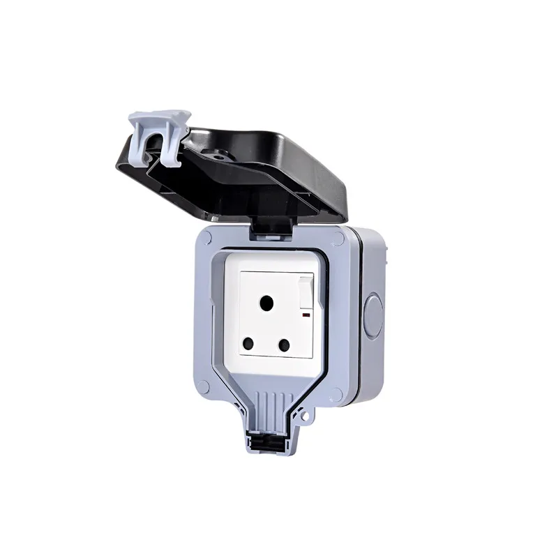 IP66 3PIN настенная розетка Южная ЮАР 15A 250В ванная комната водонепроницаемый