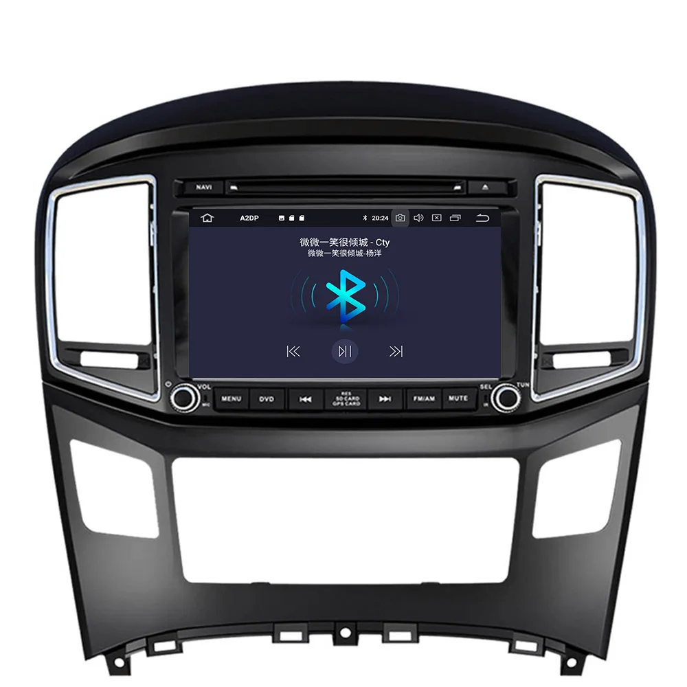Автомобильный DVD плеер Android 9 0 4 Гб 32 ГБ 8 ядер GPS карта RDS радио Wi Fi Bluetooth для HYUNDAI H1 Grand