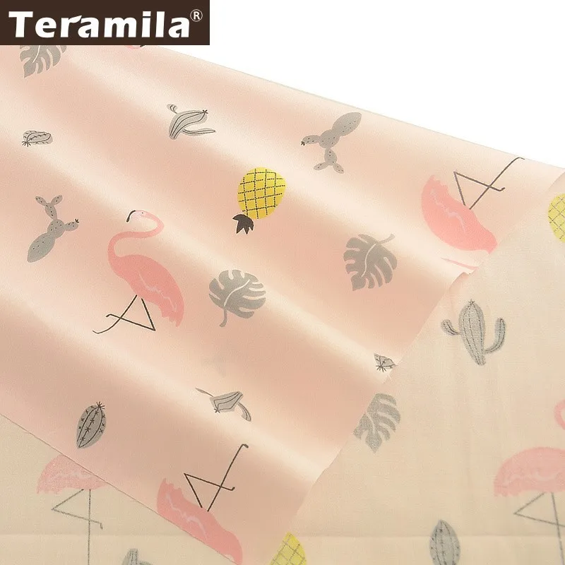 Teramila 100% Cotton Fabric Animal Tissu Tecido Tela Bedding DIY Patchwork Pillow Quilting Baby Cloth Sewing Home Textile Craft | Дом и сад
