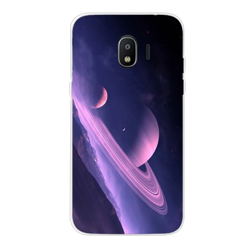 Для Samsung J2 2018 чехол космическая Луна Мягкий ТПУ силиконовый для телефона Galaxy Pro