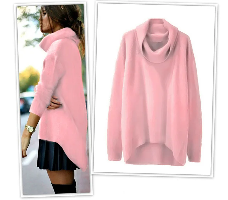 2017 Весна Новый Бренд Случайные Твердые Женщин Свитер С Длинным Рукавом Водолазка