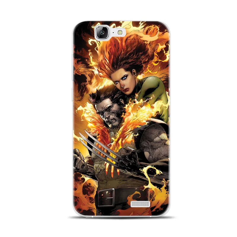 H360 X Men Transparent Hard Thin Skin Case Cover For Huawei P8 P9 P10 Lite Plus 2017 Honor 8 9 6X |