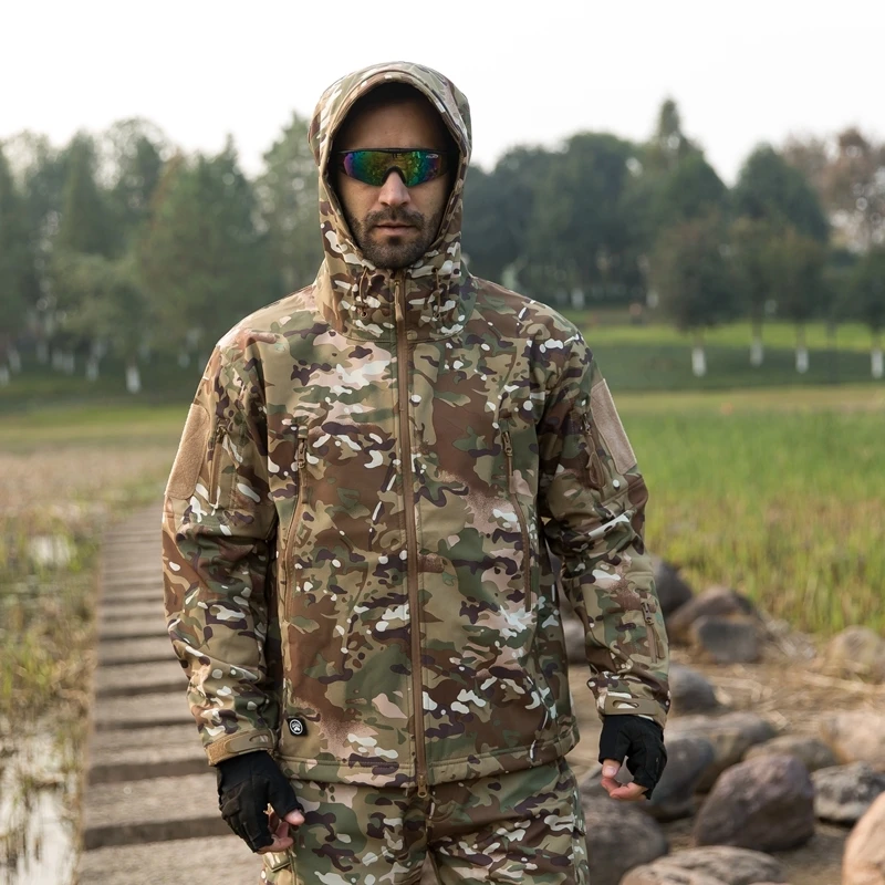 Мужская тактическая куртка с капюшоном Размеры S/M/L/XL/XXL/XXXL/4XL цвет в ассортименте |