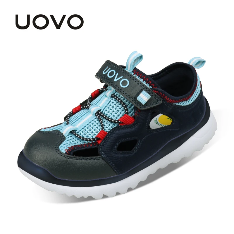 UOVO 2022 Новинка дизайнерская детская обувь для девочек и мальчиков на лето дышащие
