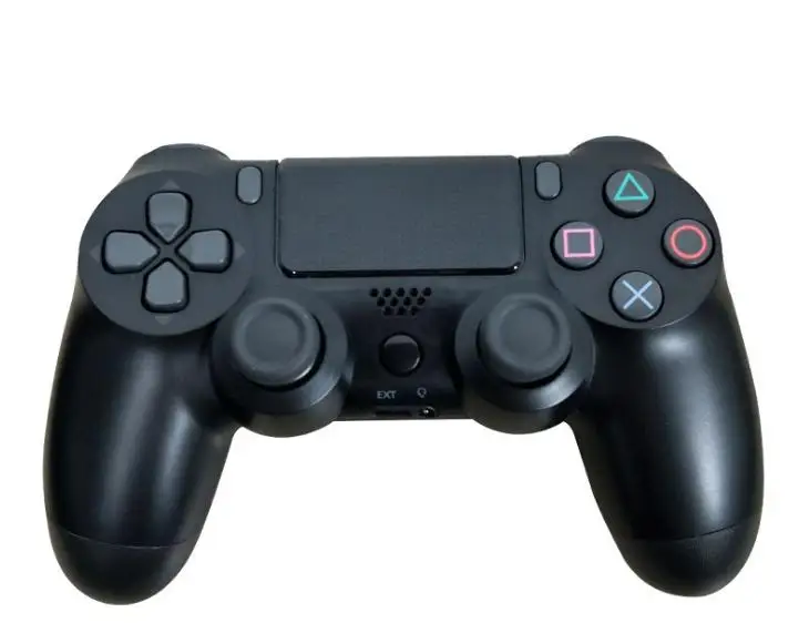 Black Цветной 4,0 bluetooth проводной геймпад хост-контроллер для ps4 ps3 joysitck геймпад двойной шок геймпад - Цвет: Black