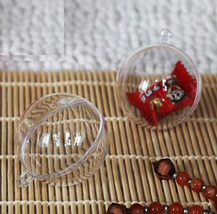 5 см диаметр шар макарон пластиковый полый декоративный прозрачный Макарон